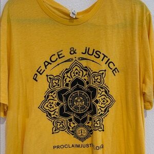 The Chicks (formerly The Dixie Chicks) Bella Canvas Yellow Crewneck Tour Tee